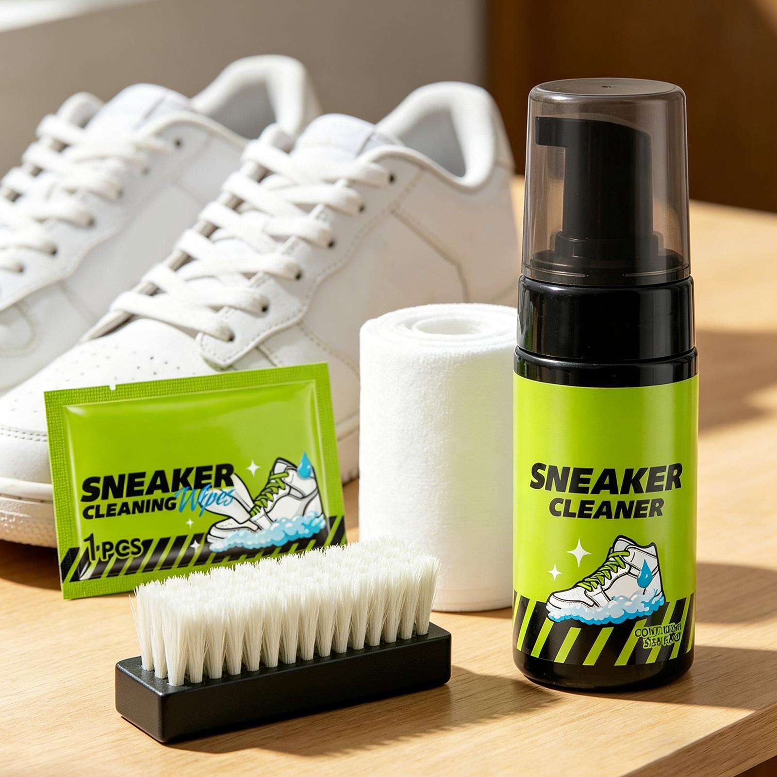 Sneaker Care Cleaner - Sneaker Cleaner 4 Pieces 100ml Foam