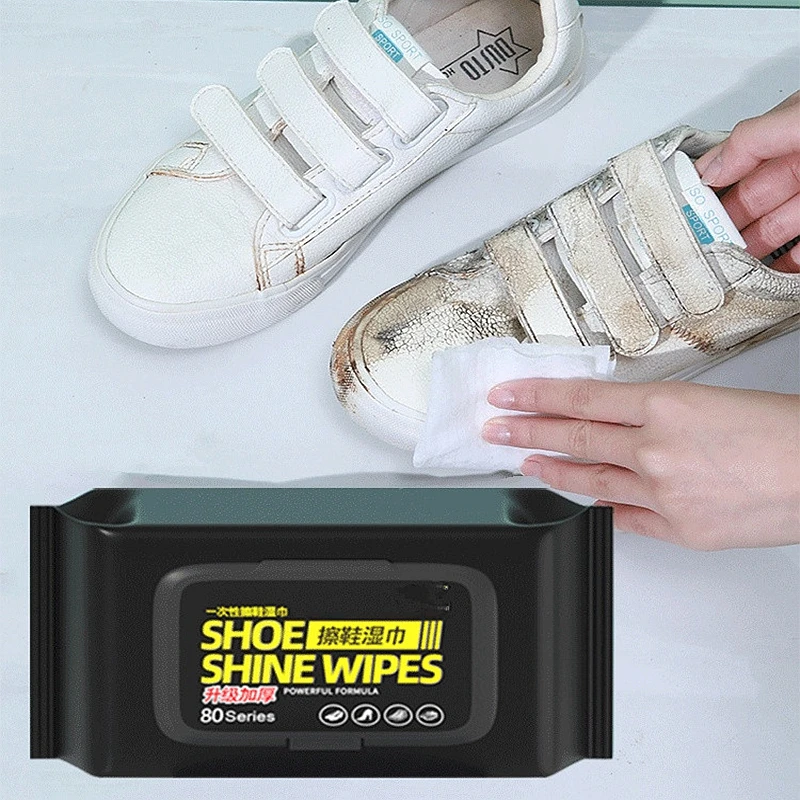 Sneaker Care Cleaner - Portable Outdoor Shoe Cleaner Wipes -