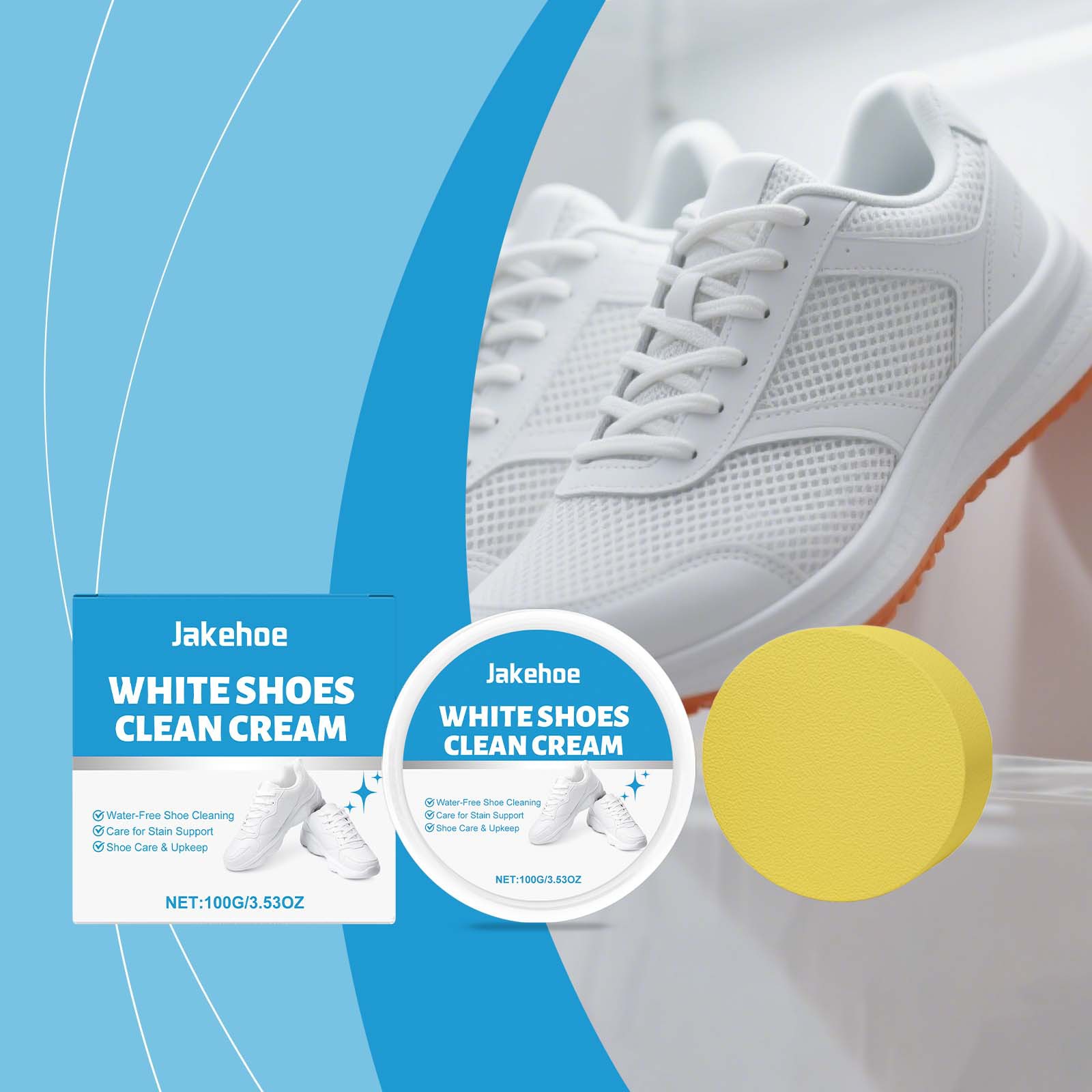White Shoe Cleaner Cream Sneak - Sneaker Care Cleaner 评论和价格