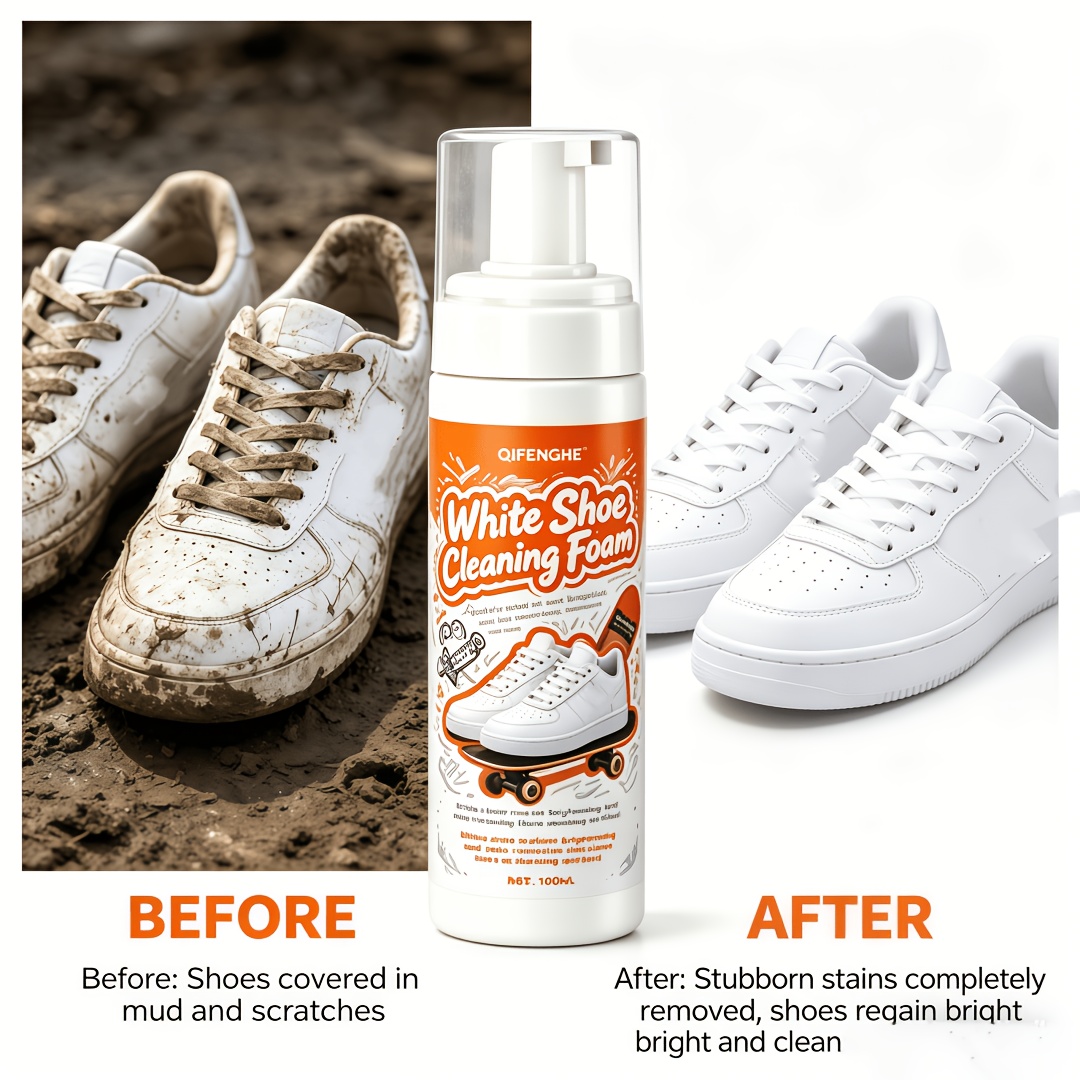 Portable No Rinse White Shoe C - Sneaker Care Cleaner 评论和价格