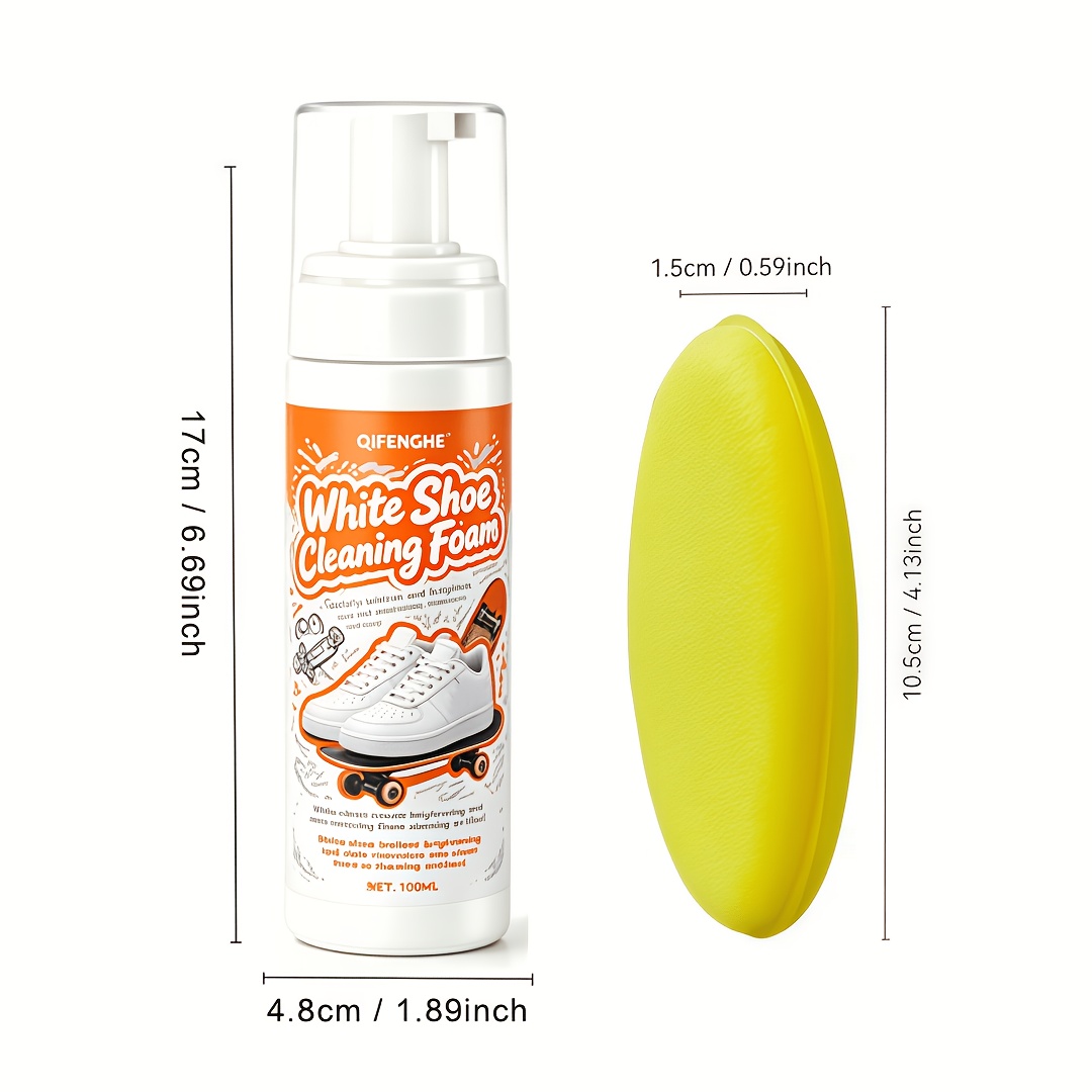 Portable No Rinse White Shoe C - Sneaker Care Cleaner 评论和价格