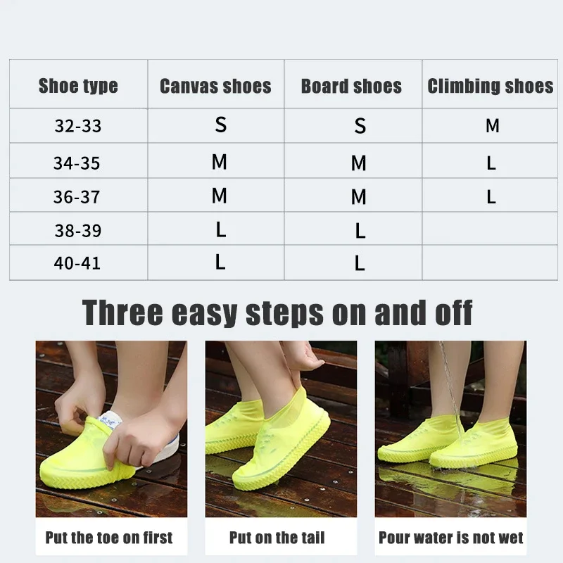 Waterproof Shoe Covers Silicon - Sneaker Case 评论和价格
