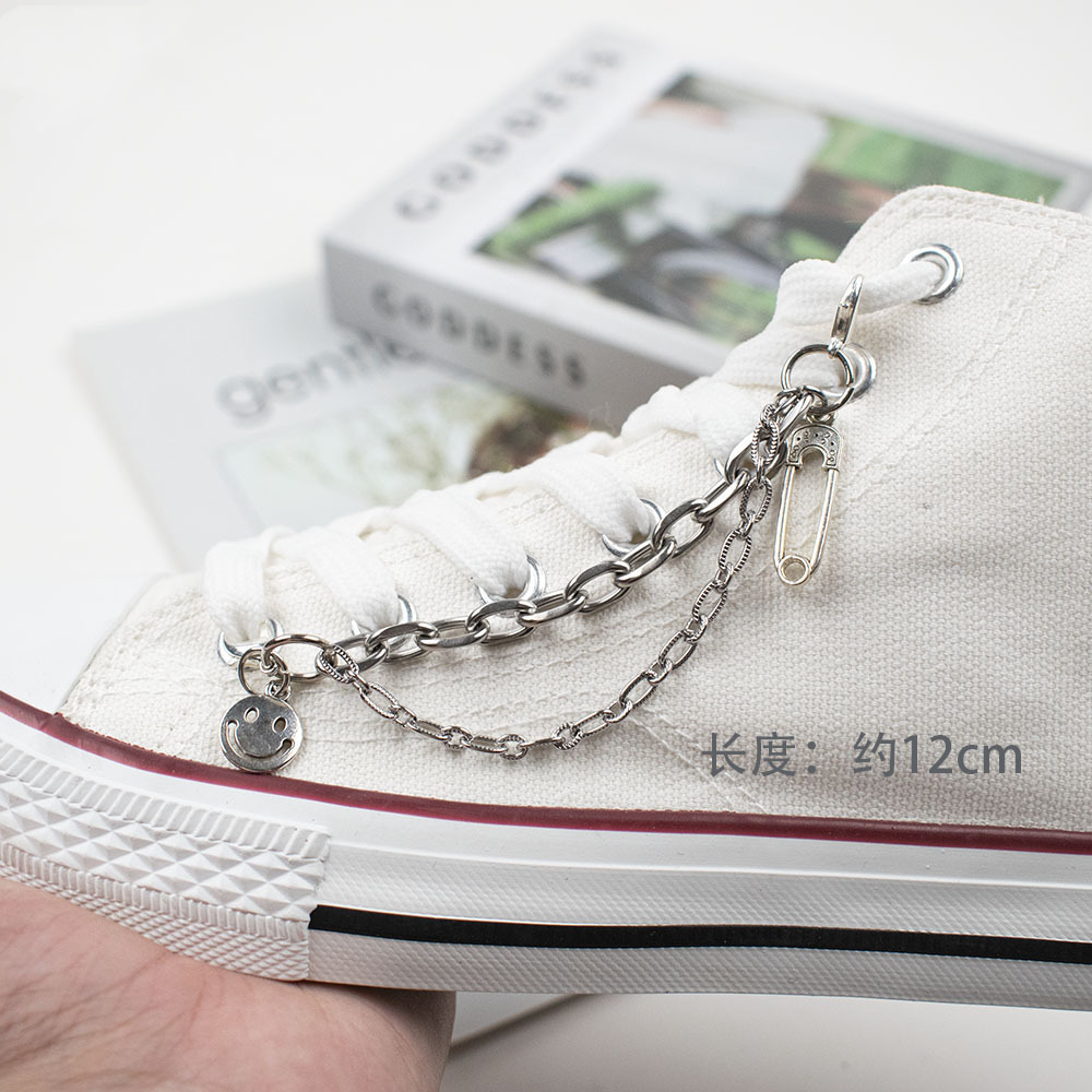 1pcs chain canvas sneakers sho - Sneaker Case 评论和价格