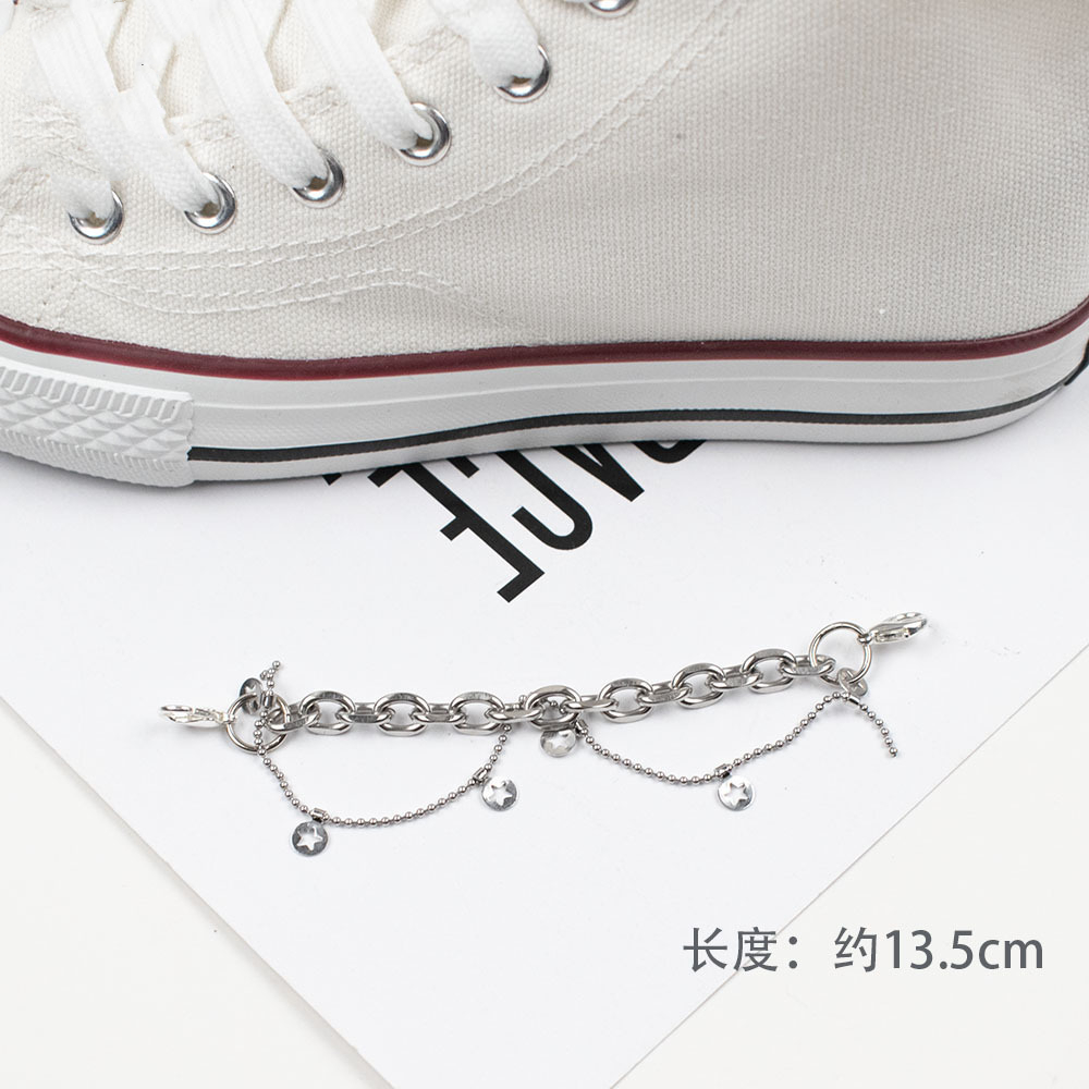 1pcs chain canvas sneakers sho - Sneaker Case 评论和价格
